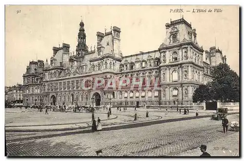 Cartes postales Paris L&#39Hotel De Ville