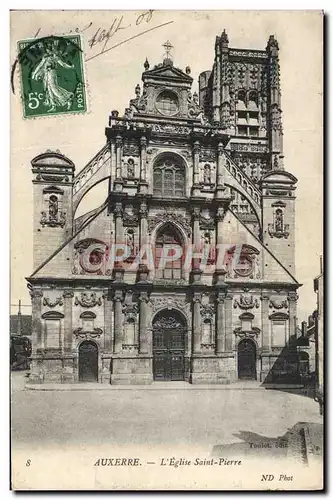 Cartes postales Auxerre L Eglise Saint Pierre
