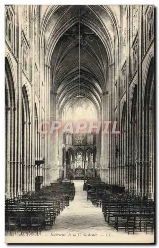 Cartes postales Auxerre Interieur de la cathedrale