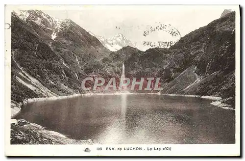 Cartes postales Environs de Luchon Le Lac d&#39Oo