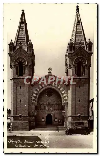 Cartes postales La Louvesc La basilique Automobile