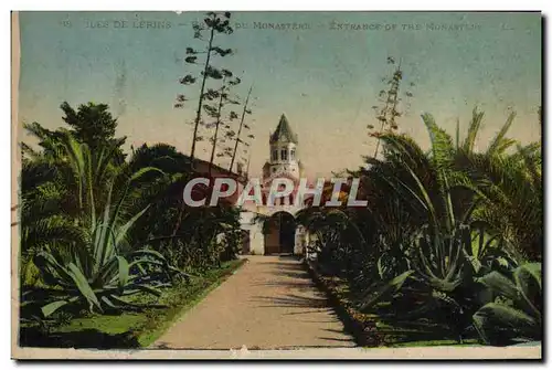 Cartes postales Ile de Lerins Vue du monastere