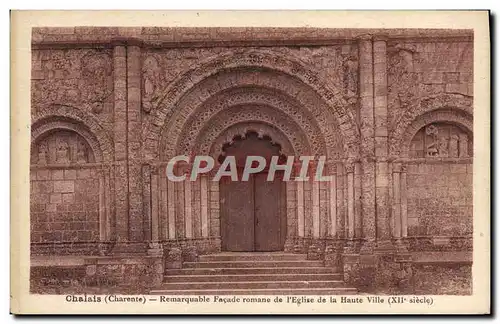Cartes postales Chalais Eglise