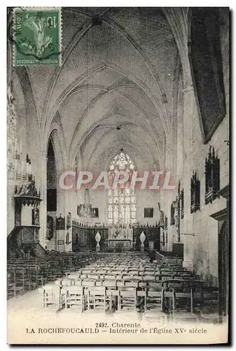 Cartes postales la Rochefoucauld Interieur de l&#39eglise