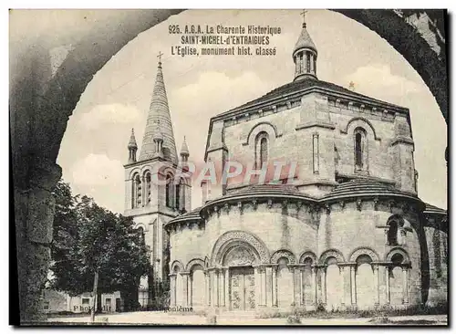 Cartes postales La Charente Historique Saint Michel d'Entraigues L'Eglise