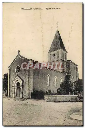 Cartes postales Palluaud Eglise St Cybard