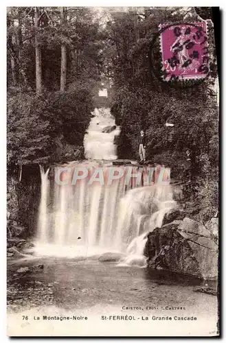 Cartes postales La Montagne Noire St Ferreol La Grande Cascade