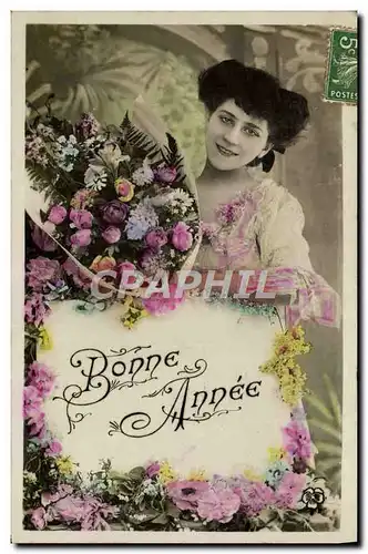 Cartes postales Bonne Annee Femme