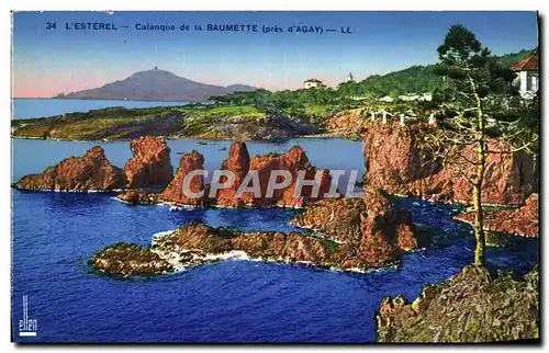 Cartes postales L'Esterel Calanque De La Baumette pres d'Agay