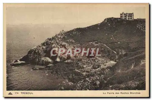 Ansichtskarte AK Treboul La Pointe Des Roches Blanches