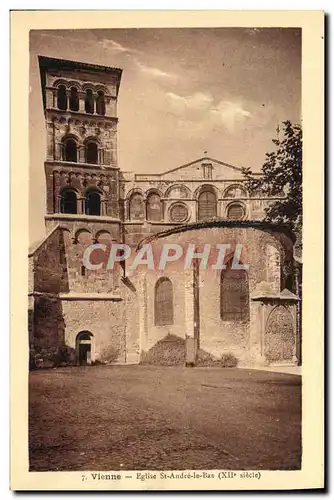 Ansichtskarte AK Vienne Eglise St Andre Le Bas