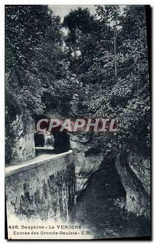 Cartes postales Dauphine Le Vercors Entree Des Grands Goulets