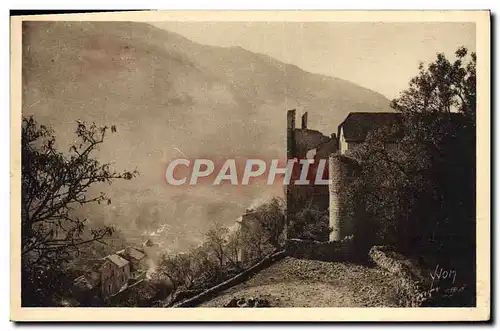 Cartes postales Gorges Du Tarn Sainte Enimie Ruines De I&#39Ancien Monastere