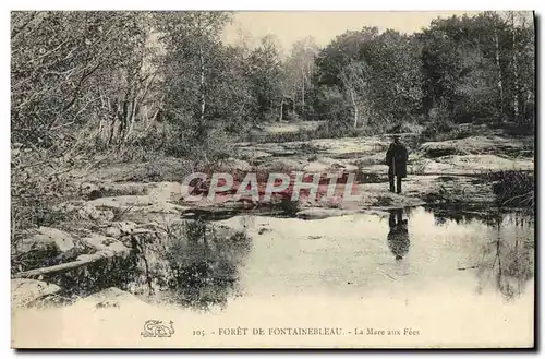 Ansichtskarte AK Foret De Fontainebleau La Mare Aux Fees