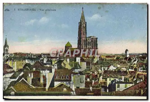 Cartes postales Strasbourg Vue Generale