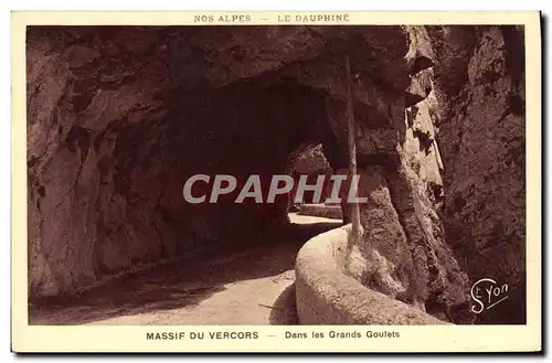 Cartes postales Massif du Vercors Dans les Grands Goulets