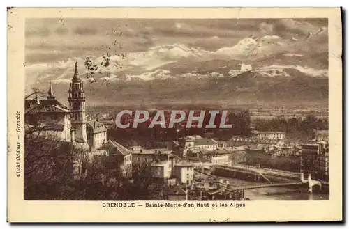 Cartes postales Grenoble Sainte Marie d&#39en Haut et les Alpes