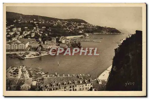 Cartes postales Nice Entree du Port et Mont Boron