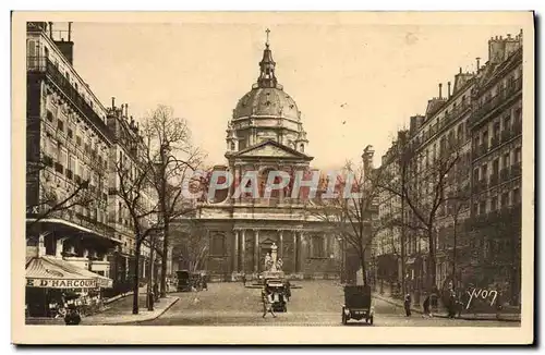 Ansichtskarte AK Paris En Flanant Facade de l&#39eglise de la Sorbonne