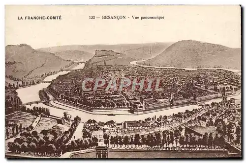 Ansichtskarte AK La Franche Comte Besancon Vue Panoramique