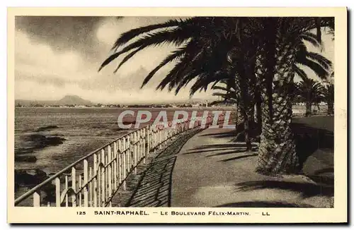 Cartes postales Saint Raphael Le Boulevard Felix Martin