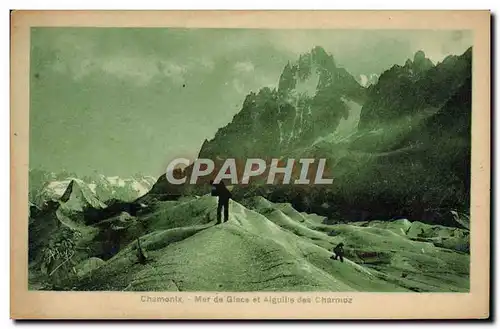 Cartes postales Chamonix Mer De Glace et Aiguille Des Charmoz