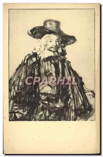 Cartes postales Mansfiguur Rembrandt Rembrandt Louvre