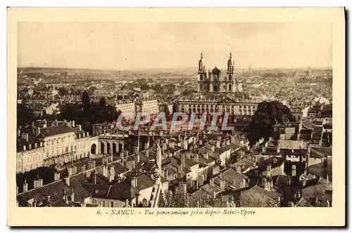 Cartes postales Nancy Vue Panoramique Prise Depuis Saint Epvre