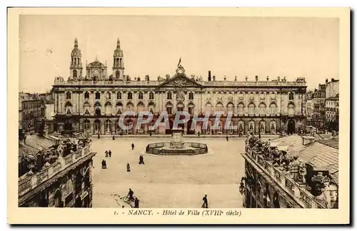 Cartes postales Nancu Hotel De Ville