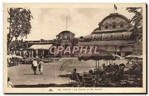 Ansichtskarte AK Vichy Le Casino Et Les Jardins