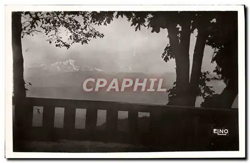 Cartes postales moderne La Louvesc Perspective du Mont Blanc