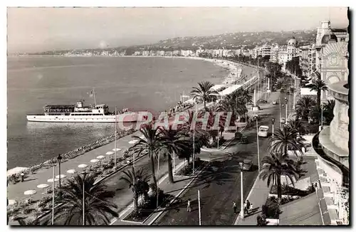 Ansichtskarte AK La Cote D&#39Azur Nice La Promenade Des Anglais Embarcadere Le Gallus