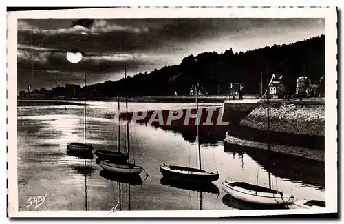 Cartes postales moderne Cabourg Dives Le Port Effet de nuit