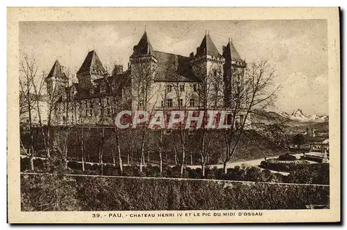 Cartes postales Pau Henri Et Le Pic Du Midi D Ossau