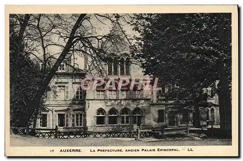 Cartes postales Auxerre La Prefecture Ancien Palais Episcopal