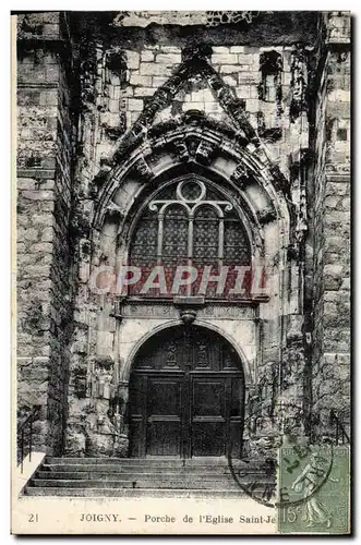 Cartes postales Joigny Porche De I&#39Eglise