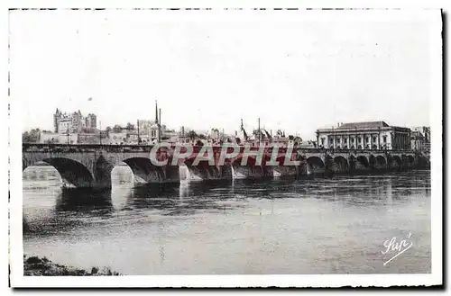 Cartes postales moderne Saumur La Loire e le chateau fort