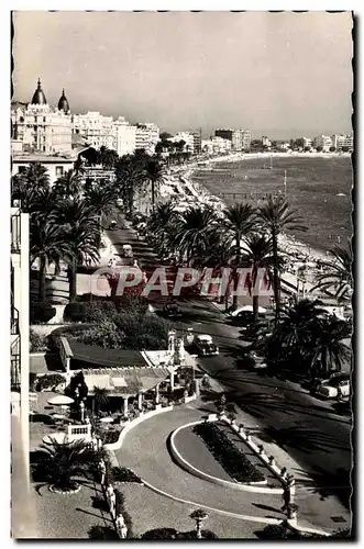 Moderne Karte Cannes Le boulevard de la Croisette