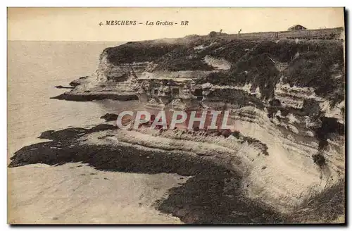 Cartes postales Meschers Les grottes