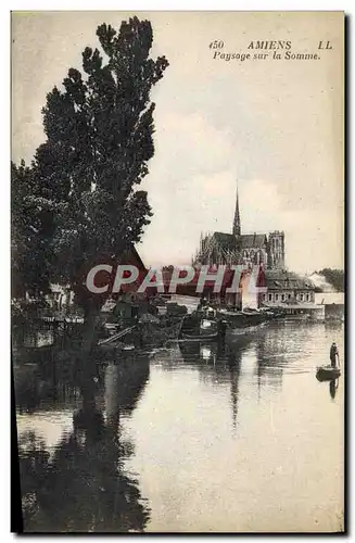 Ansichtskarte AK Amiens Paysage sur la Somme