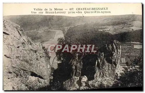 Cartes postales Chateau Regnault Vue sur Braux Levrezy prise des Quatre Fils Aymon
