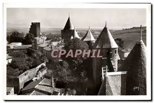 Cartes postales Carcassonne La Cite Interieur de la Cite