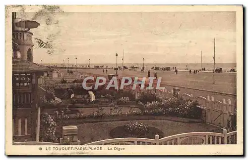 Cartes postales Le Touquet Paris Plage La digue