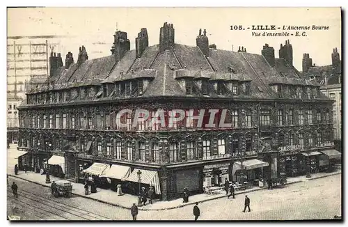 Cartes postales Lille L&#39ancienne Bourse Vue d&#39ensemble