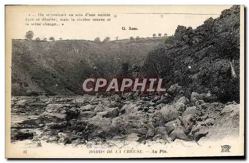 Ansichtskarte AK Bords de la Creuse Au pin