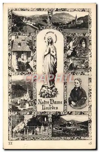 Ansichtskarte AK Notre Dame De Lourdes Bernadette Soubirous