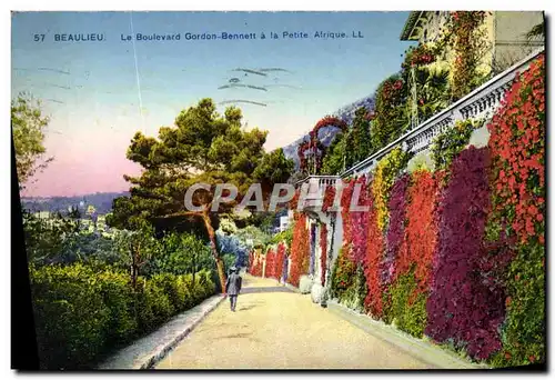 Ansichtskarte AK Beaulieu Le Boulevard Gordon Bennett A La Petite Afrique