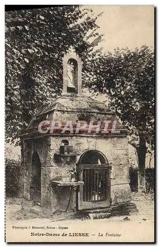 Cartes postales Notre Dame De Liesse La fontaine