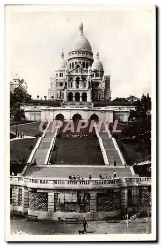 Moderne Karte Paris En Flanant Basilique Du Sacre Coeur et l&#39escalier monumental