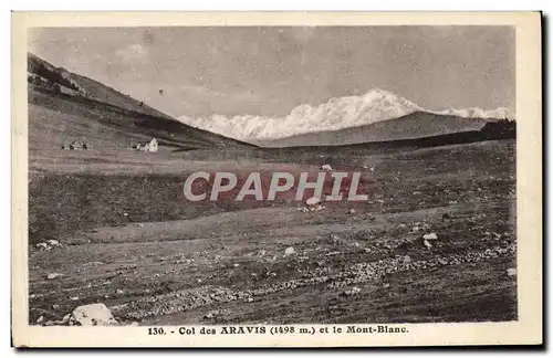 Cartes postales Col des Aravis Mont Blanc